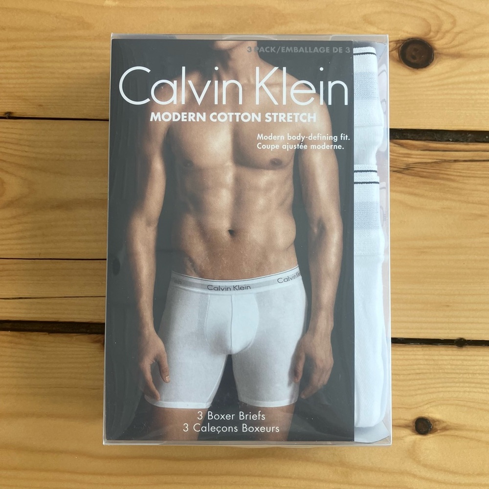 Calvin Klein Modern Cotton Stretch Boxer Briefs - 2 pairs